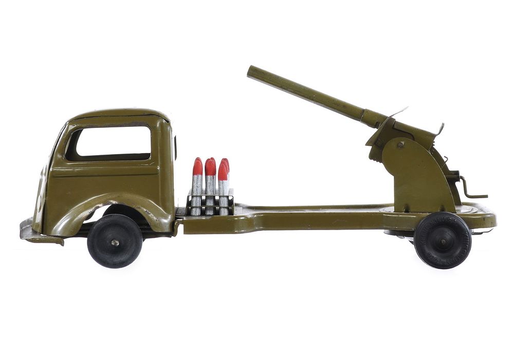Lot 270: Kingsbury Windup Anti-Aircraft Mobile Missile Launcher Truck