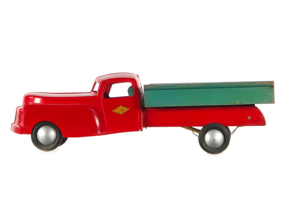Lot 279: Cass Toys Wood & Plastic Flatbed Truck