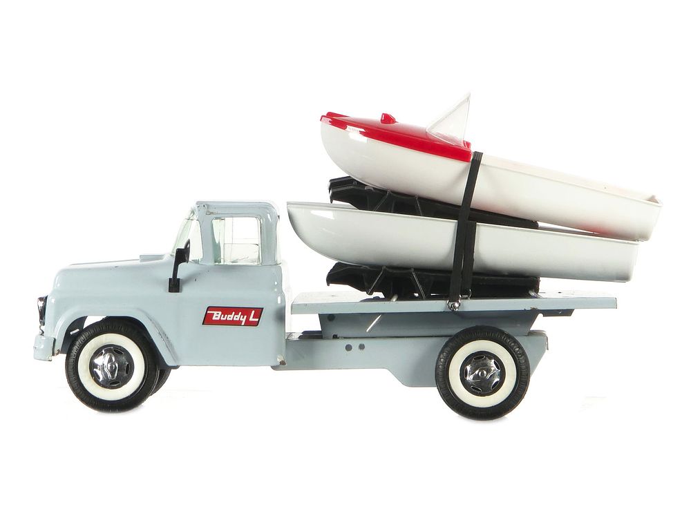 Lot 288: Buddy L Pressed Steel Boat Transport Truck