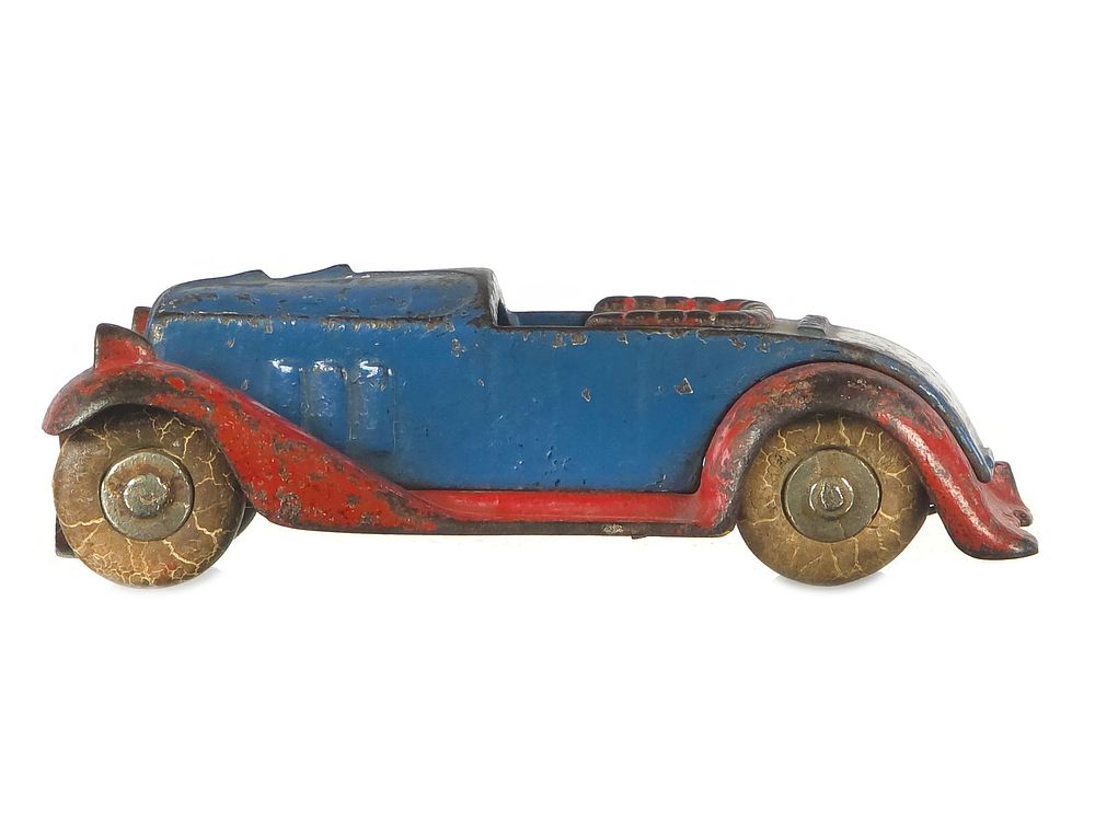 Lot 296: Kilgore Cast Iron Blue Streak Streamlined Convertible