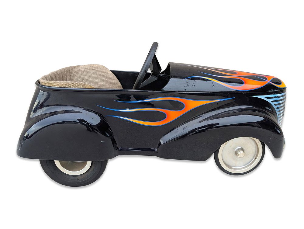 Lot 327: Custom OOAK One of a Kind Hot Rod Pedal Car