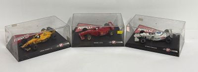 (3) Ninco F-1 Series Jordan Peugeot 197. Jordan Peugeot 197, Stewart Ford SF02, Ferrari F310 B 