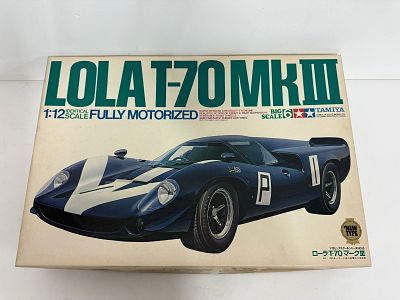 Lola T-79 MKIII 1/12 Model Kit. Tamiya Lola T-70 MKIII 1/12 Motorized, MIB and unstarted. 