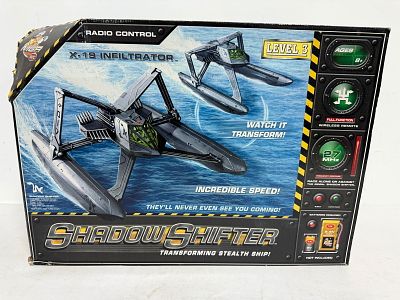 R/C X-19 Infiltrator Shadow Shifter. MGA R/C X-19 Infiltrator Shadow Shifter, transforming 