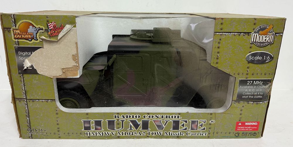 Lot 155: Ultimate Soldier R/C 1/6 Scale Humvee M1045A2 TOW Missile Carrier