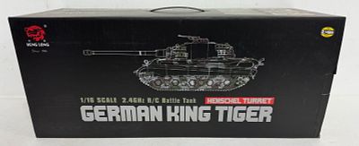 Heng Long R/C German King Tiger Tank. Heng Long German King Tiger Tank, 1/16 scale, 2.4 MHz R/C 