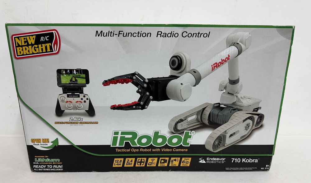 Lot 162: IRobot R/C Tactical Ops Robot with Video Camera