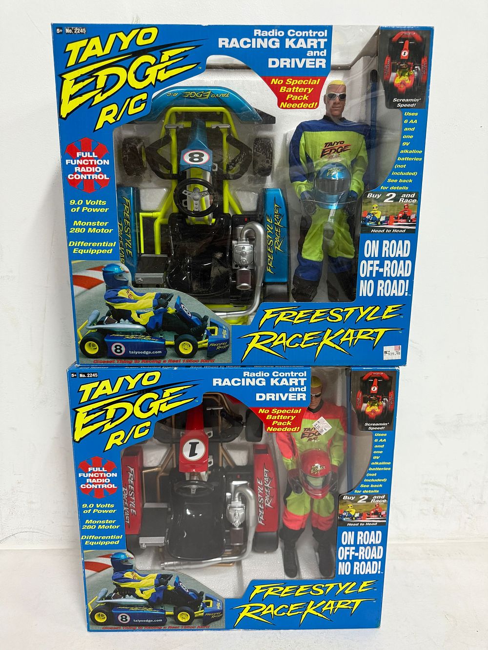 Lot 171: (2) R/C Free Style Race Karts