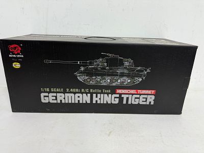 Heng Long R/C German King Tiger Tank. Heng Long German King Tiger Tank, 1/16 scale, 2.4 MHz R/C 