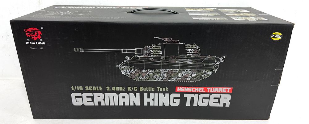 Lot 183: Heng Long R/C German King Tiger Tank