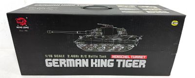 Heng Long R/C German King Tiger Tank. Heng Long German King Tiger Tank, 1/16 scale, 2.4 MHz R/C 