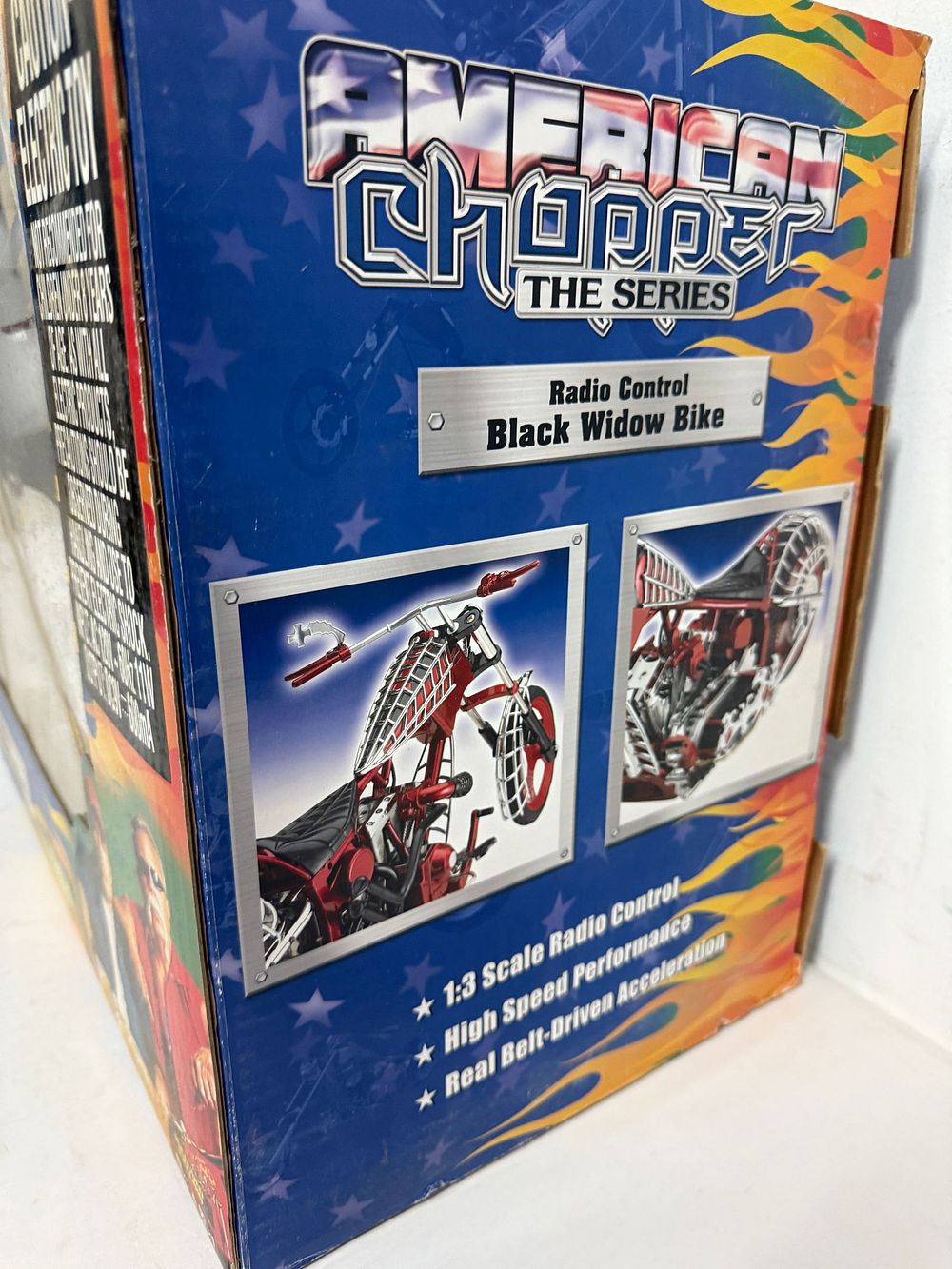 Lot 187: R/C Black Widow Bike American Chopper Series