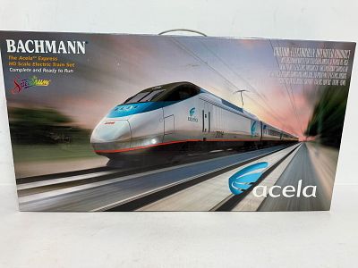 Bachmann Acela Express Electric Train Set, HO scale, Spectrum, MIB and unused. Condition: GOOD