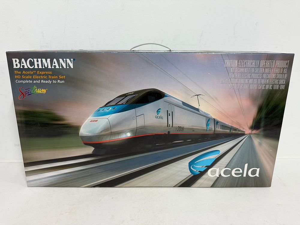 Lot 191: Bachmann Acela Express Electric Train Set