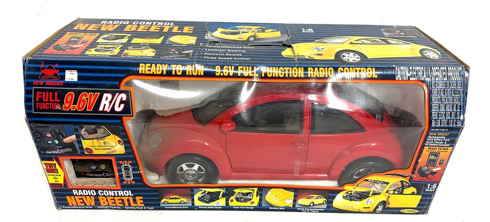 Lot 228: Radio Control New Beetle Red