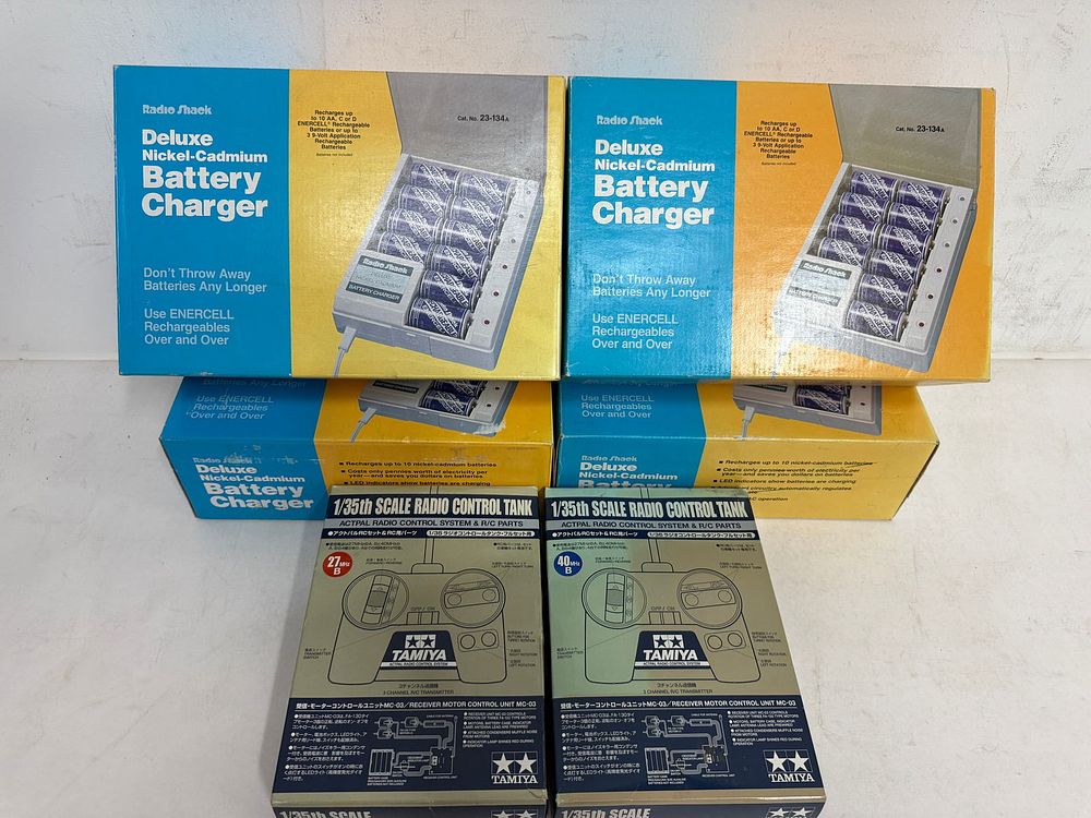 Lot 234: Mixed Lot of Deluxe Battery Charger and R/C Controllers