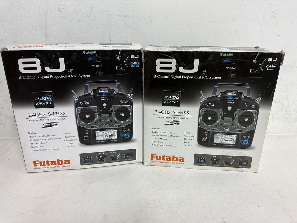 Lot 239: (2) 8J 8 Channel Digital Proportional R/C System