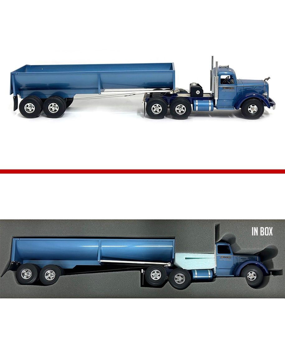 Lot 351: Blue Smith Miller End Dump Truck by Thompson