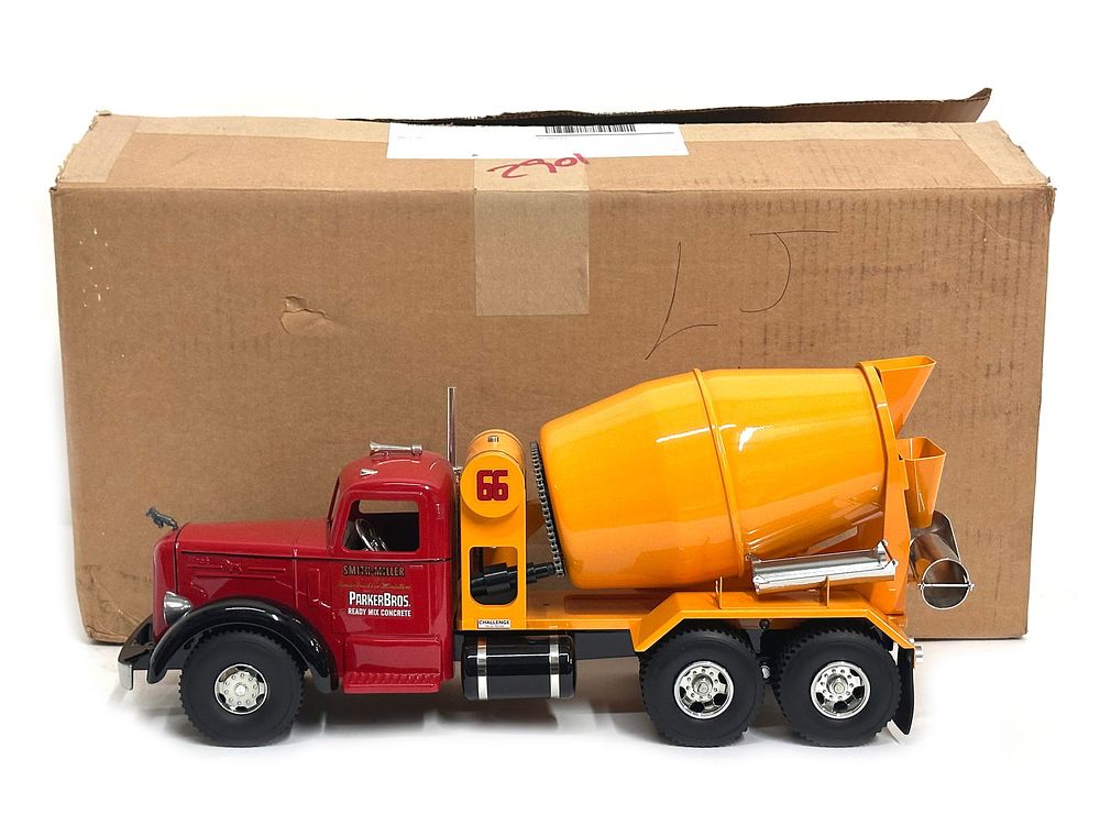 Lot 352: Red Parker Brothers Smith Miller Concrete Truck