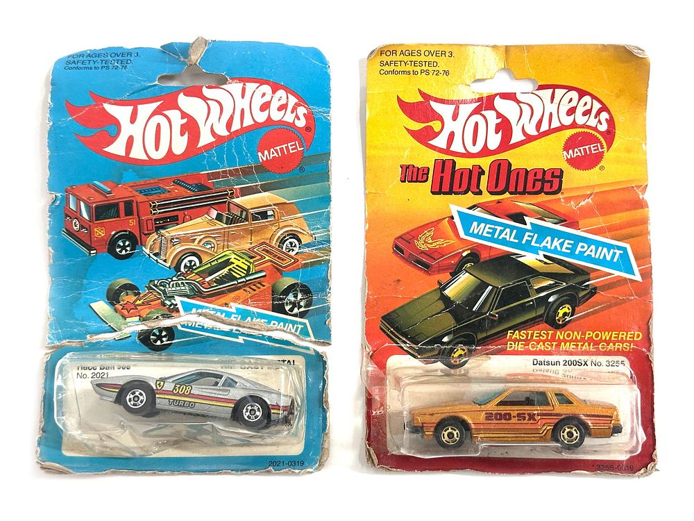 Lot 356: Datsun 200 SX and Ferrari 308 Turbo Hot Wheels