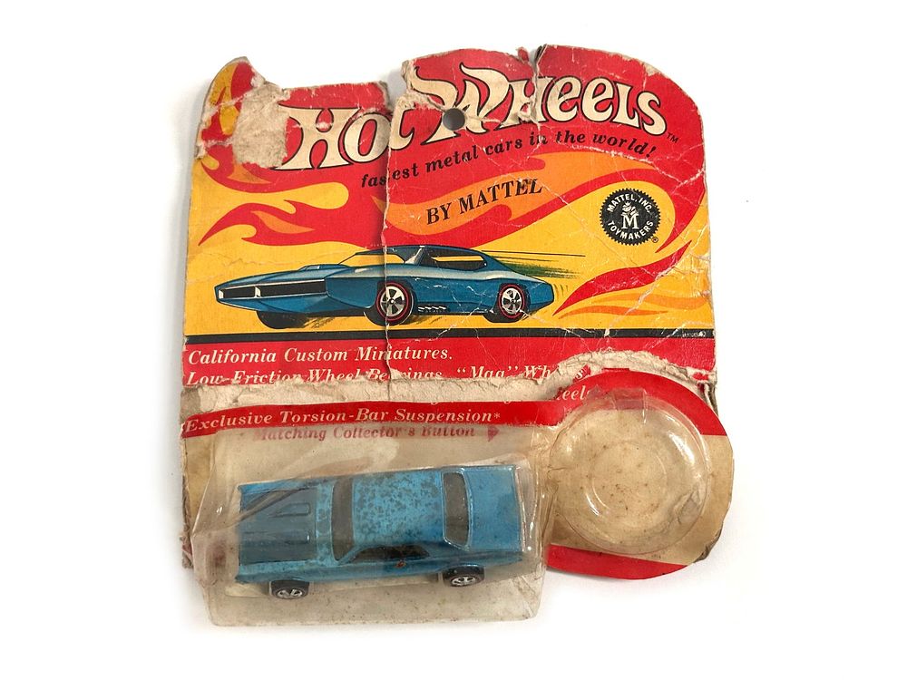 Lot 364: Light Blue Custom Cougar with Card Hot Wheels