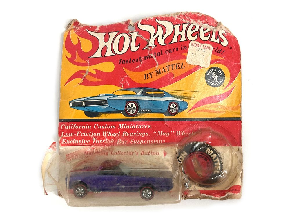 Lot 365: Purple Custom Fleetside Redlines Hot Wheels