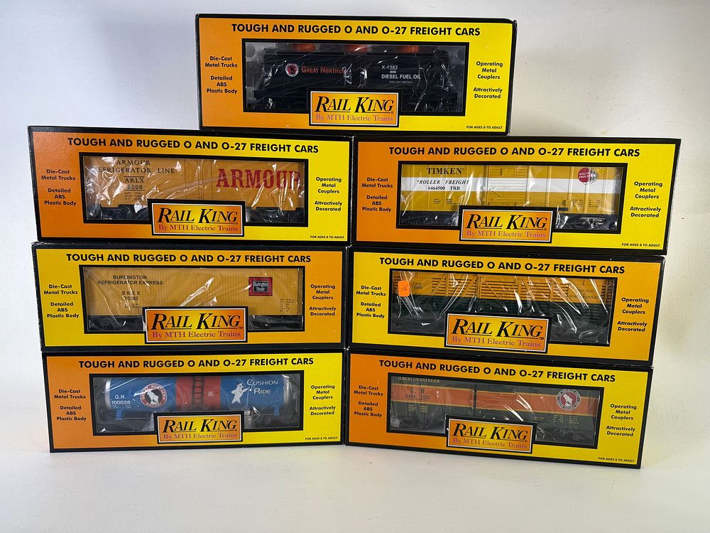 Lot 501: MTH Lot of 7 Freight Cars MIB