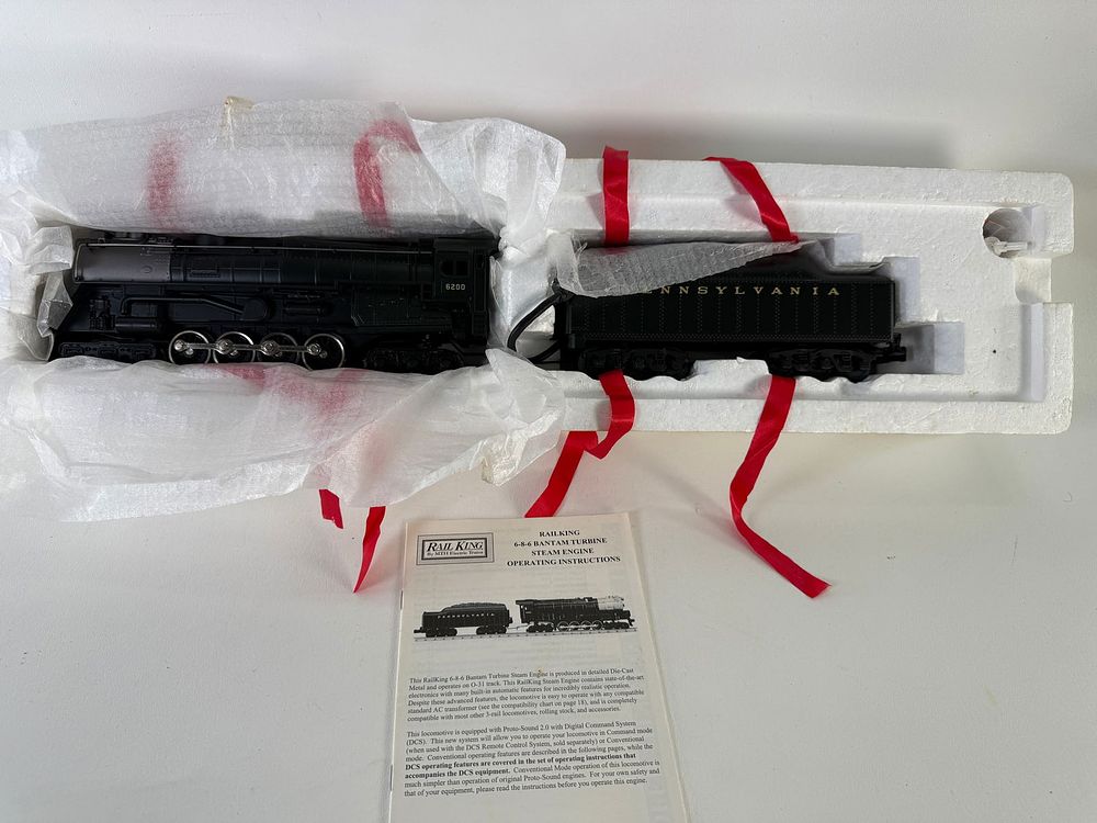 Lot 504: MTH Pennsylvania 6-8-6 Turbine Steam Locomotive w/Proto-Sound #30-1167-1