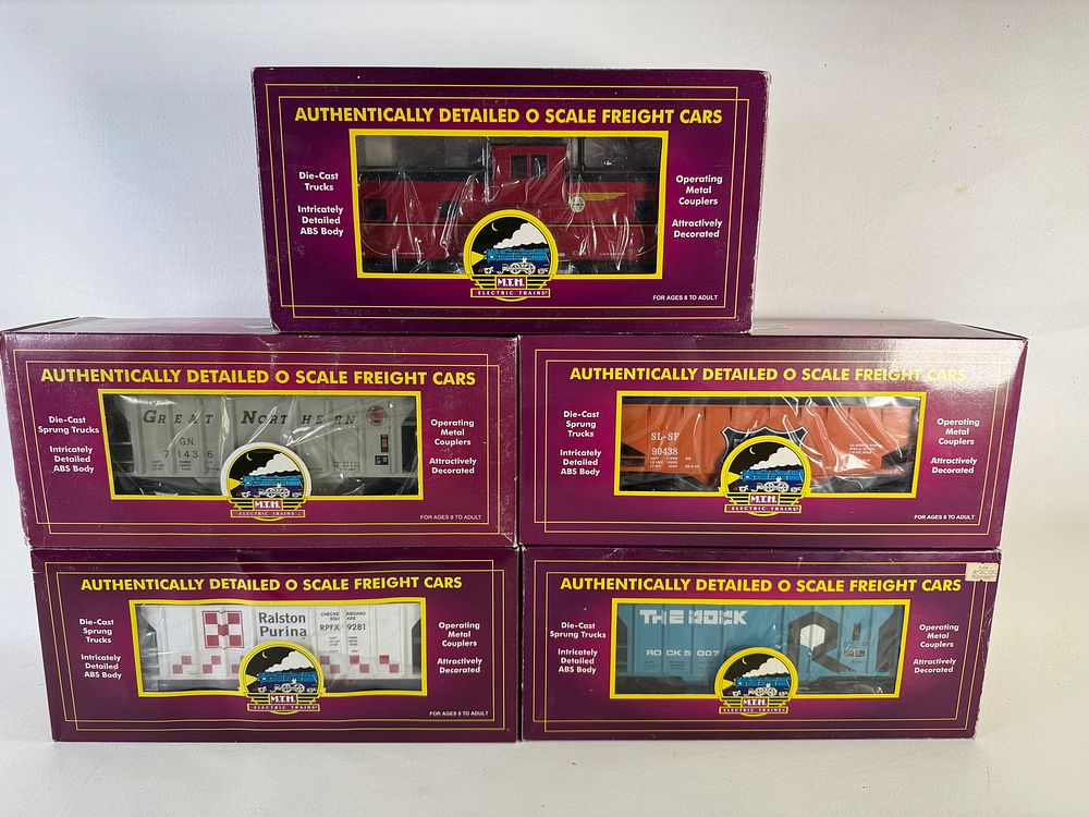 Lot 522: Lot of 5 MTH Freight Cars