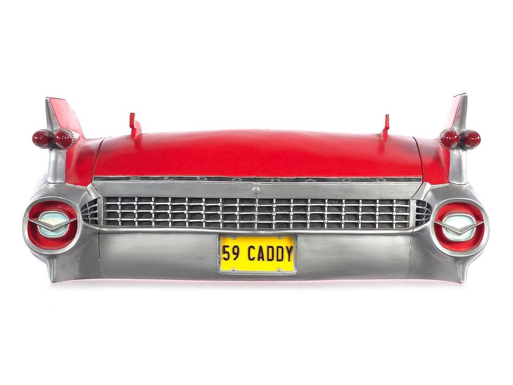 Lot 368: Sunbelt 1959 Red Cadillac Eldorado Floating Wall Shelf