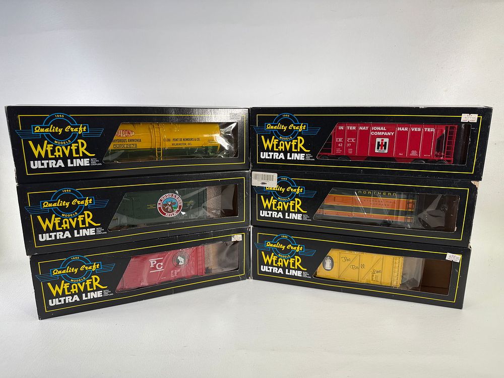 Lot 547: Lot of 6 Weaver Freight Cars.