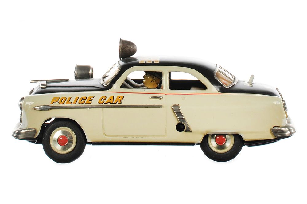 Lot 156: Marusan SAN No. 1 Police Car Japanese Tin Windup