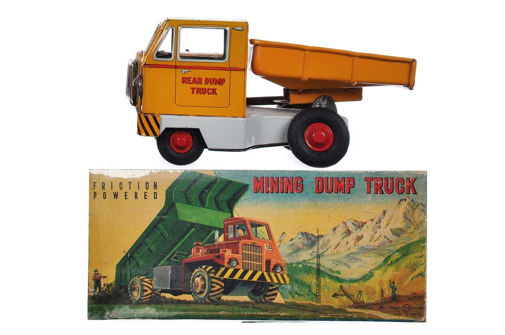 Lot 171: Nomura TN Mining Dump Truck Japanese Tin Friction Boxed