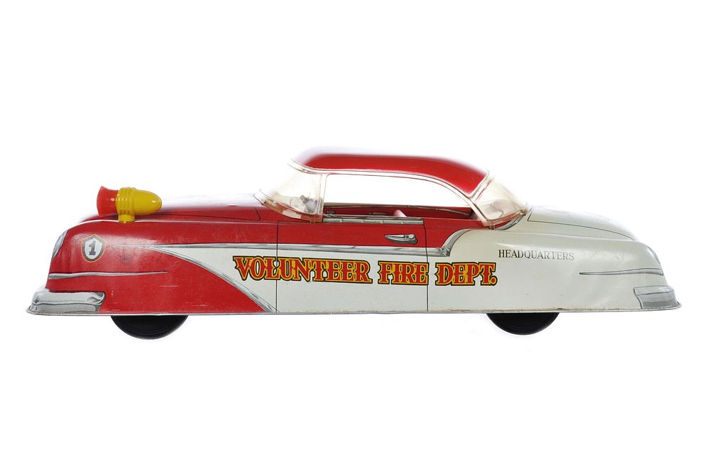 Lot 179: Marx V.F.D. Fire Chief Volunteer Fire Dept. Car Large
