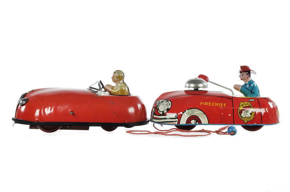 Lot 185: Lindstrom Skeeter Bug & T. Cohn Fire Chief Bumper Cars