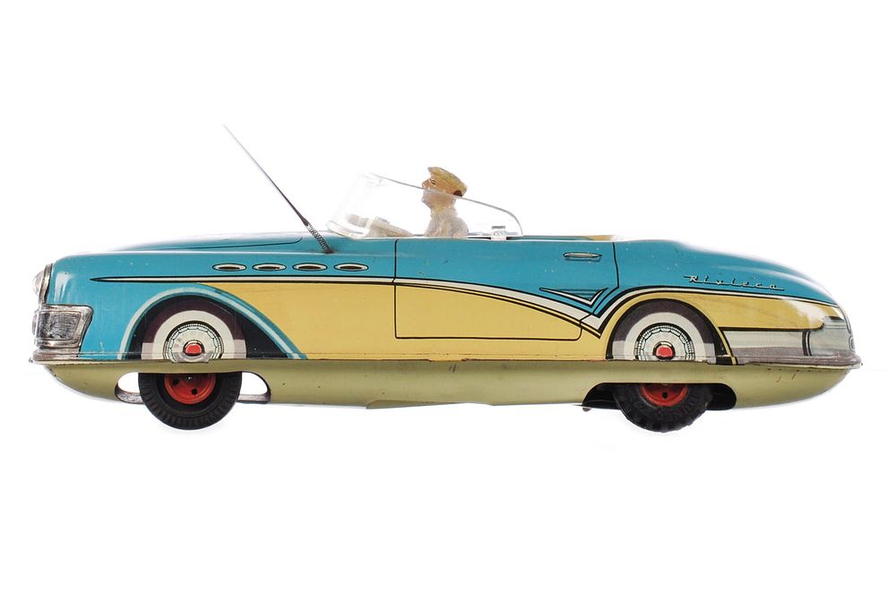 Lot 187: 1950s Gescha Riviera Radio Music Car No 550 Germany