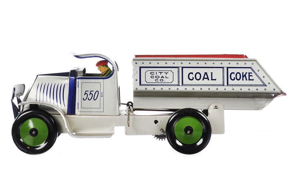 Lot 196: Marx Mack Dump Truck City Coal Co. Coal Truck