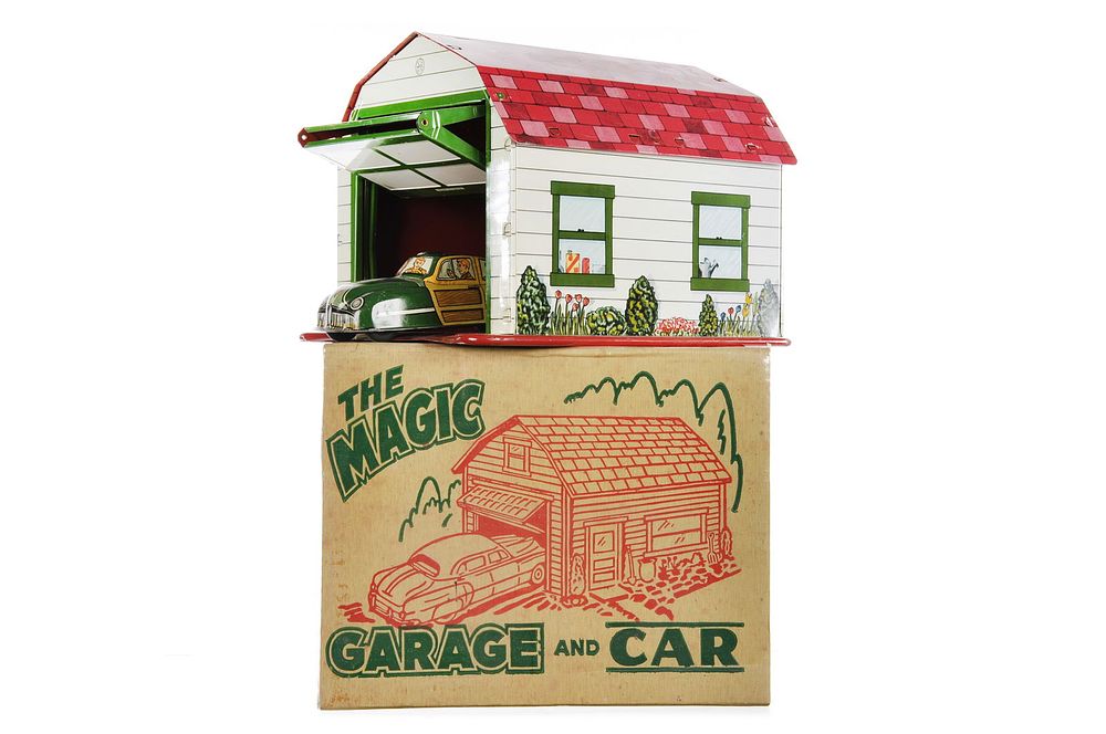 Lot 237: Louis Marx Magic Garage and Car Boxed