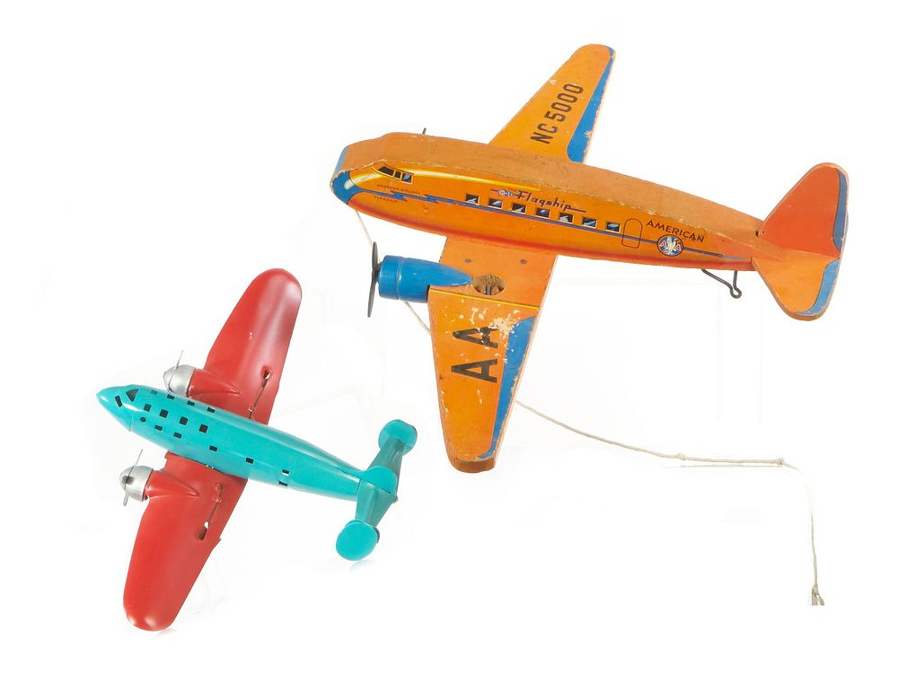 Lot 268: (2) Fisher-Price American Flagship & Wyandotte Defense Bomber Planes