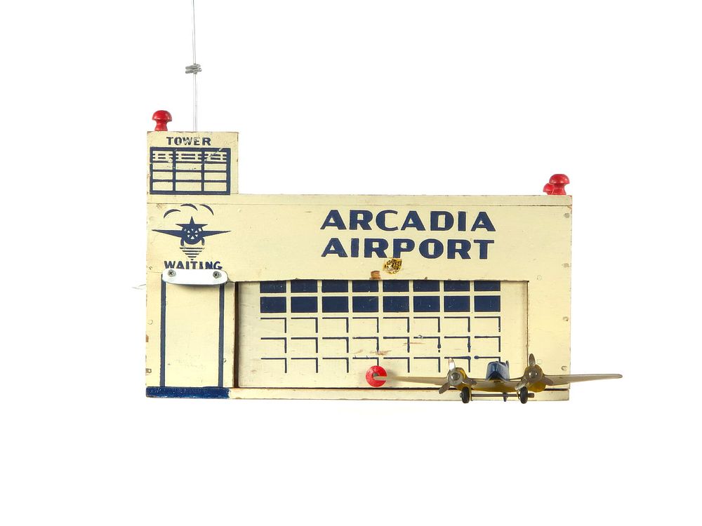 Lot 271: Arcade Toys Arcadia Airport with Airplane