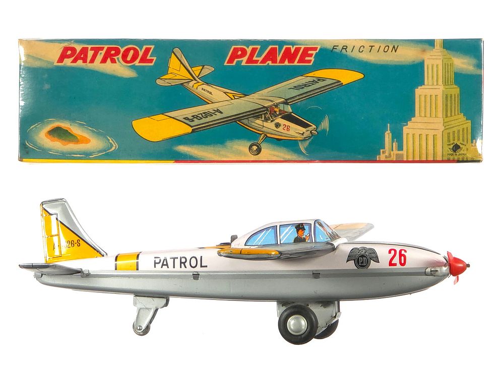 Lot 274: Momoya Japanese Tin Patrol Plane Boxed