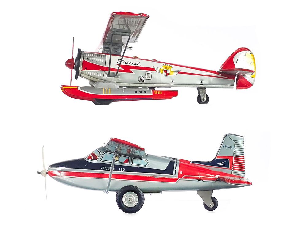 Lot 285: Japanese Tin Planes S&E Seaplane & Cessna 180