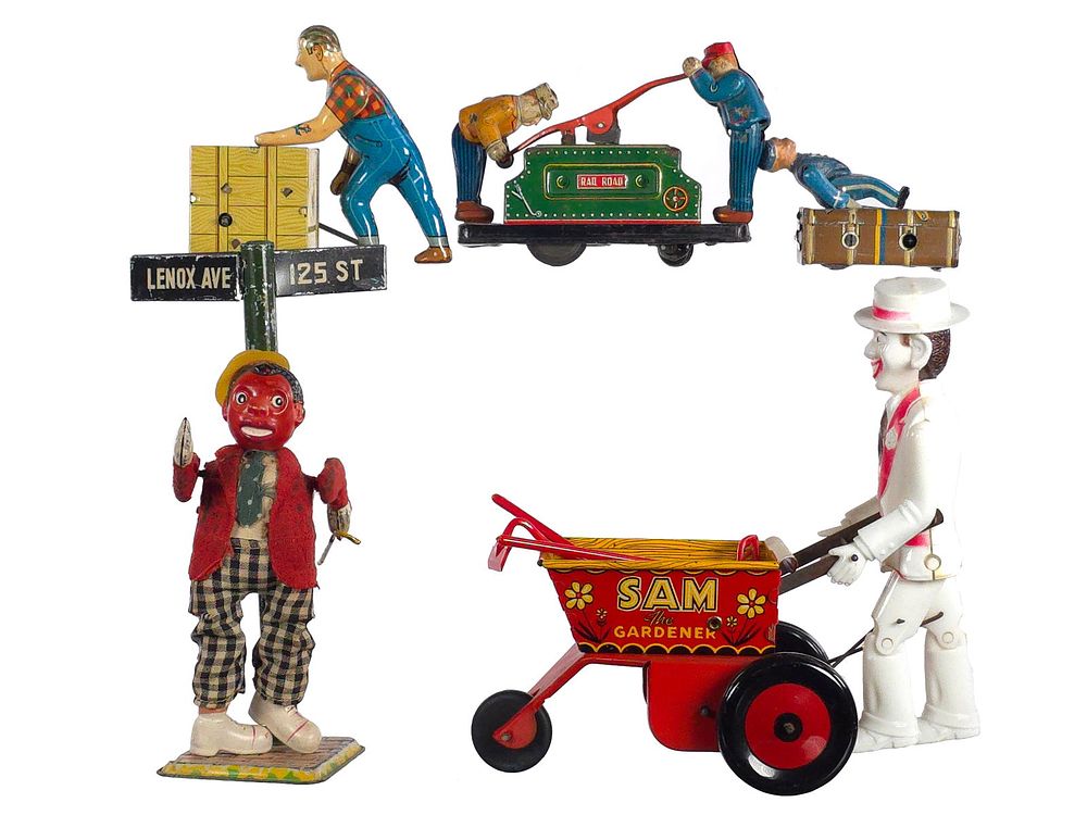 Lot 315: (5) Assorted Tin Windup Toys Alps, Marx, Wuco, KDP, Gescha
