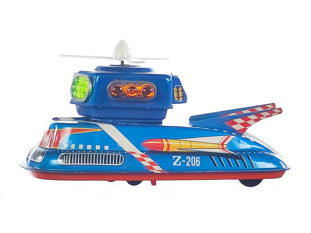 Lot 339 - TPS Space Patrol Japanese Tin Litho Spaceship | Marz