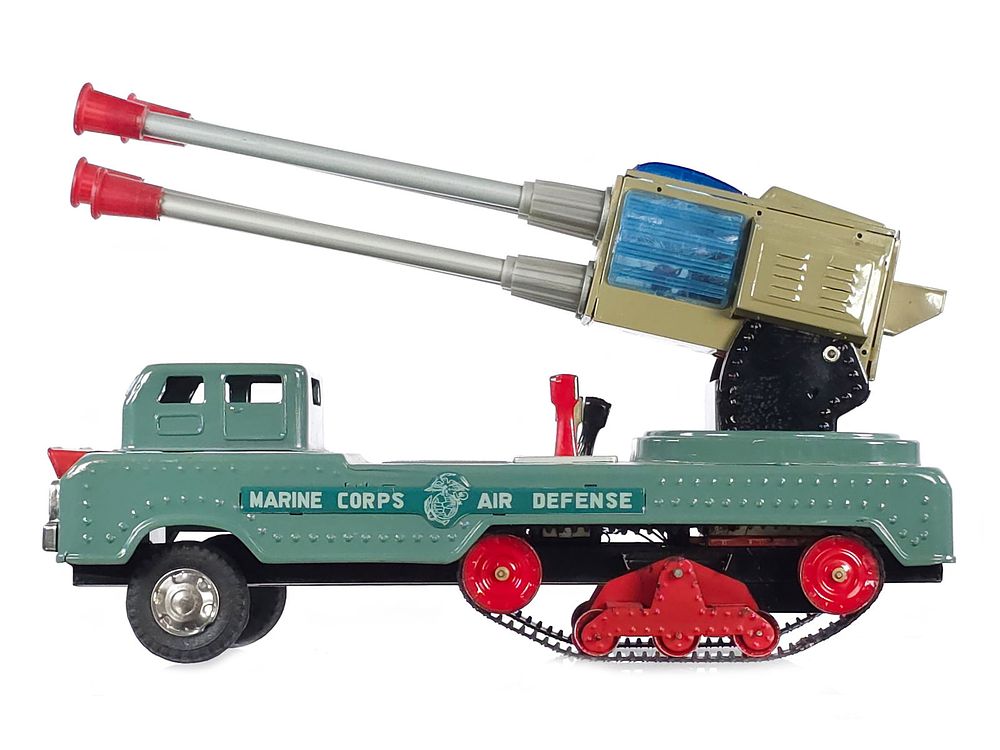 Lot 360: Linemar Marine Corps Air Defense Pom Pom Gun Truck