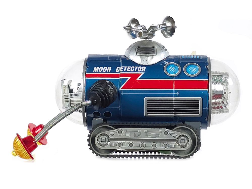 Lot 368: Space Vehicle Tin Batt. Op. M-27 Moon Detector