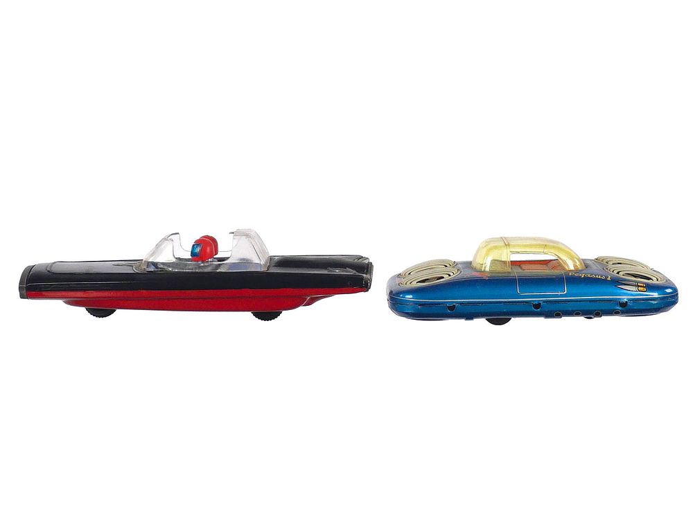 Lot 380: (2) Space Cars Gorgo Veloflech & Pegasus 1 Air Car