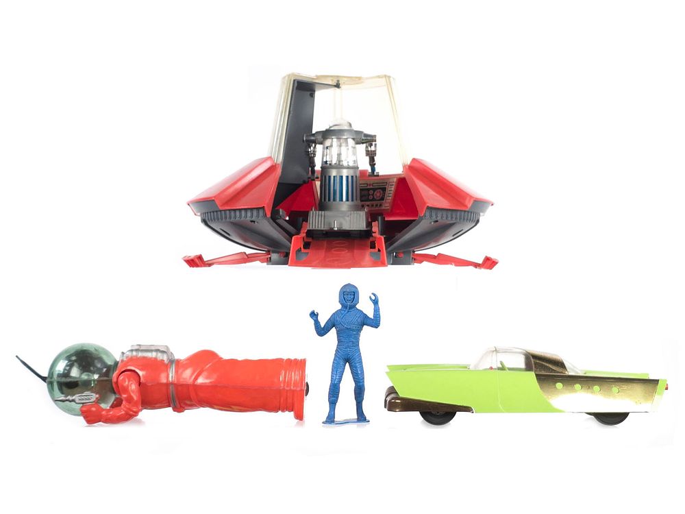 Lot 388: (3) Mattel, Irwin, Ideal Space Toys