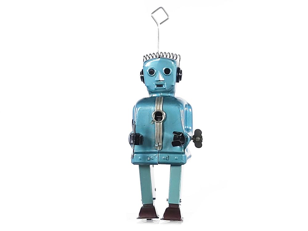 Lot 394: Japan Tin Nomura Zoomer Robot with Wrench
