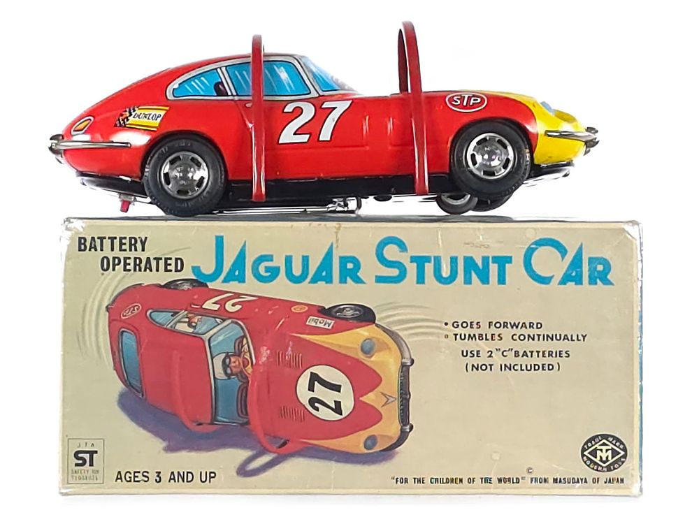 Lot 396: Modern Toys Jaguar Stunt Car Boxed Batt. Op.